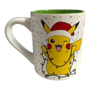 Pokémon Pikachu Christmas Mug – 14 oz Ceramic – Silver Buffalo 2021